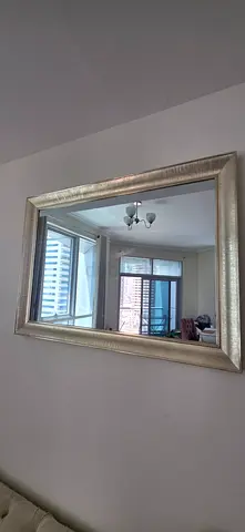 Gold framed mirror -75 cm x 105 cm