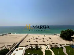 Luxurious Beachfront 3BR + Maids Room || Private Beach || Chiller Free || 2 Car Parkings || All Amen