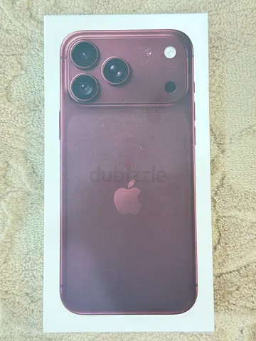Apple iPhone (boxed) — 18 PRO MAX 256 Gb  BURGUNDY unopened box