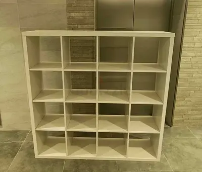 White 4×4Cube kalax Shelf Unit — Good Condition