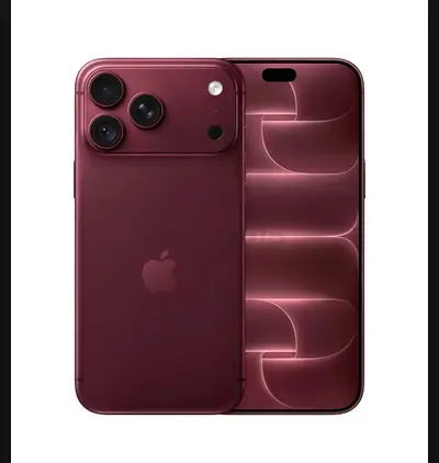 Apple iPhone 18 Pro Max- 512GB Burgundy) Sealed - UAE Version