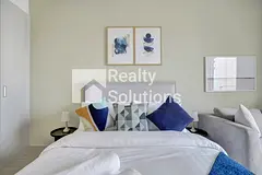 Fully Furnished Studio with Balcony & Community View in JVC
