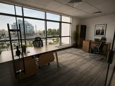 READY TO MOVE IN || ! FULLY FURNISHED OFFICE – PRIME LOCATION | WITH EJARI