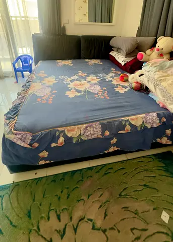 King bed with mattress from Danube homes - good condition
