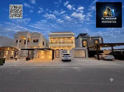 An exceptional opportunity to own a home worthy of your dreams | A luxurious villa in Al Alia, Ajman, featuring exquisite details.