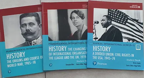 Set of 3 Pearson Edexcel International GCSE History Student Books