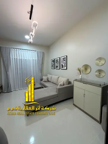 شقه فاخره ثاني ساكن غرفه وصاله مع بلكونه مفتوحه.عجمان الجرف 2. مفروش بالكامل للإيجار الشهري✨الإيجار يشمل الفواتير والإنترنت وموقف