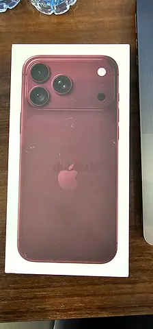 Apple iPhone  18 pro max 256 (boxed) — Burgundy