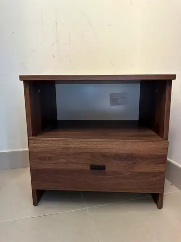 Wooden bedside table / nightstand with drawer - perfect condition