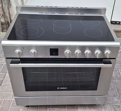 Bosch Stainless Steel Electric Range with Ceramic Hob and Oven