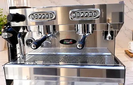 SAB Commercial 2-Group Espresso Machine - Stainless Steel, Ready to Use