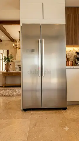 Siemens Side-by-Side Stainless Steel Refrigerator – New Model, Perfect Condition, Free Delivery