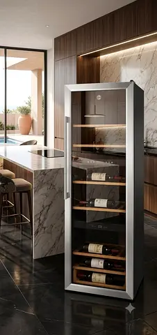 Hoover Dual-Zone Freestanding Wine Fridge – 72 Bottle Capacity