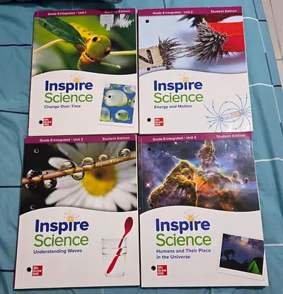 Grade 8 Inspire Science books