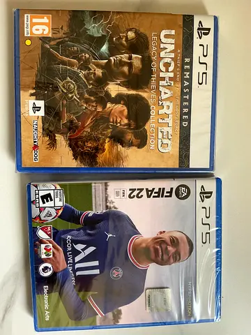 Uncharted Legacy of Thieves Collection + FIFA 23 (PS5) - Brand New