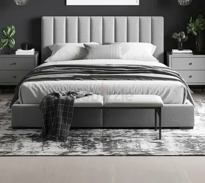 Light gray colour 180*200 king size Bed