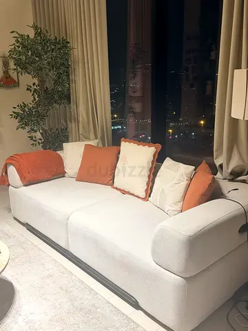 3 seater white Sofa