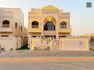 Luxury villa for sale in Ajman | 3 floors with elegant design and excellent finishes | Registration fees included | Prime location close to all essent