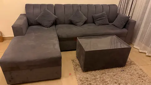 sofa with small table