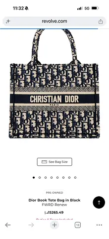 Selling Premium quality Dior Book Tote bag in black