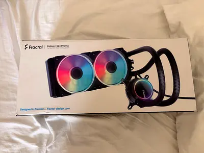 Fractal Celsius+ S24 Prisma AIO RGB Liquid CPU Cooler - Brand New Boxed