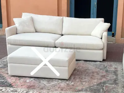 Premium Quality Crate&Barrel Lounge Deep Sofa Beige