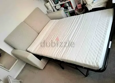 IKEA vimle Two Seater Sofa Bed Beige Excellent condition