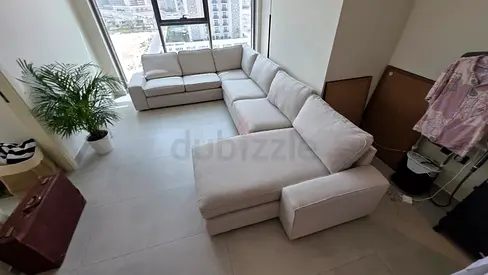 Like new Condition Ikea Kivik U Shape Sofa Beige