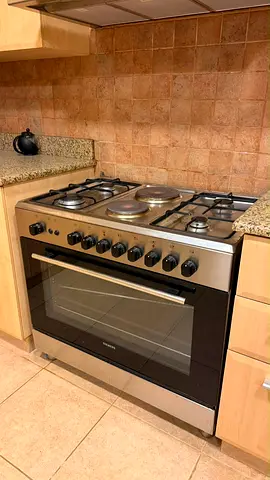 Siemens 90cm Stainless Steel Gas & Electric Dual Fuel Range Cooker