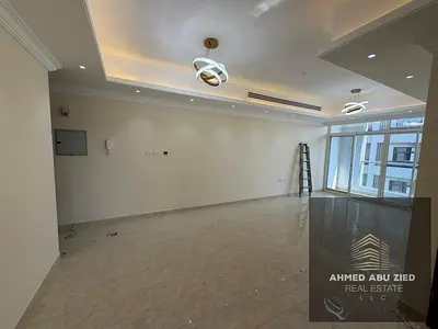 Annual rent in Al Rawda 2 opposite Kenz Mall, luxury 3BR apartment, one master room, spacious hall, private parking, 56K AED.!