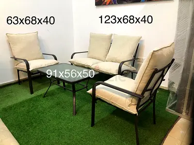 4-seater DANUBE HOME garden set with coffee table