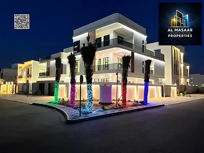Villa with luxury finishes | 7 master bedrooms | Two floors plus a roof | Close to all amenities | Offer includes electricity, water, and air conditio