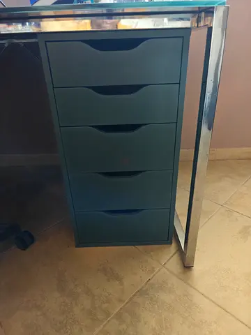 IKEA Alex Grey 5-drawer unit