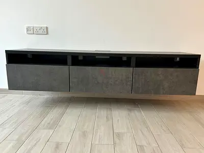 Wall-mounted TV console / media unit - IKEA BESTÅ