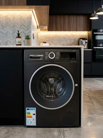 Bosch Series 4 9kg/5kg Washer Dryer – LED Display, ActiveWater Plus, 1400 RPM, Black