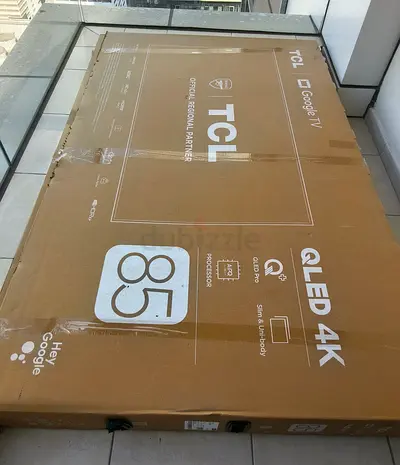 85" - Brand New  Box with all styrofoam.