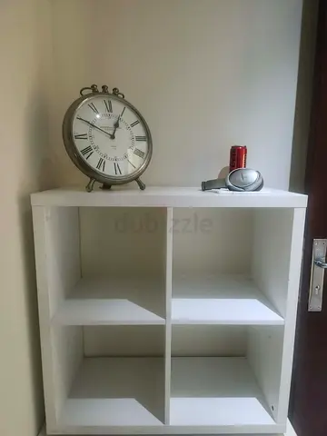 White book shelf