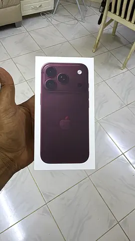 Boxed Apple iPhone (sealed) - burgundy