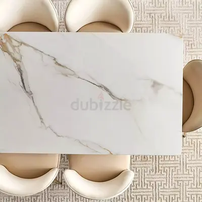 6-Seater Ceramic Top Dining Table (no chairs included)