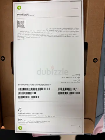 iPhone 18 Promax 256 GB