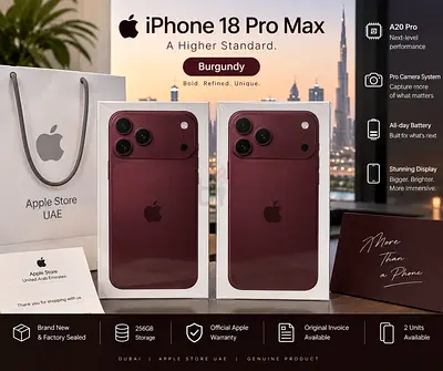 iPhone 18 Pro Max  (256GB – Burgundy)