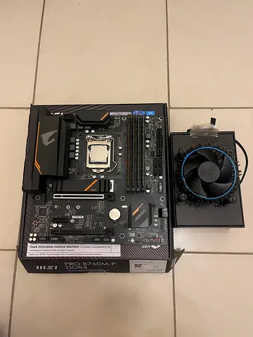 i5-12400F + Gigabyte AORUS Motherboard + 16GB Crucial RAM