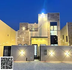Luxury villa for rent in Al Zahia, modern design with terrace, 4 master bedrooms. Price 95k