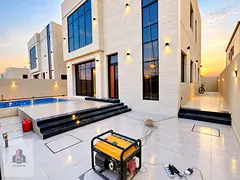 🏡 Modern luxury villa with pool in Ajman | Central air conditioning, including registration and o