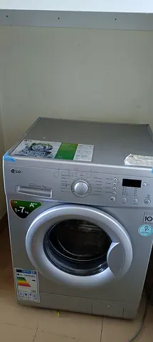 LG Front Load Washing Machine - Silver, Good Working Condition