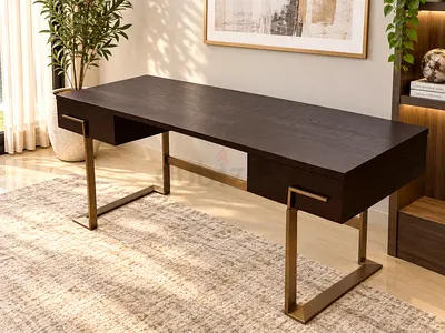 Al Huzaifa Solid Wood Desk