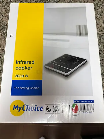 MyChoice 2000W Infrared Cooker - Single Burner, New in Box