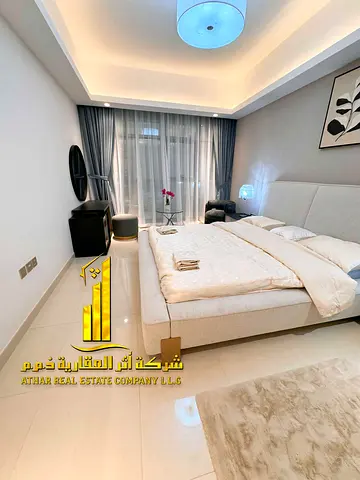 شقه فاخره ثاني ساكن غرفه وصاله مع بلكونه و جيم و مسبح.عجمان برج غلفا. مفروش بالكامل للإيجار الشهري✨الإيجار يشمل الفواتير والإنترنت وموقف
