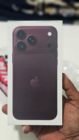 Sealed Iphone 18 Pro Max 512 GB Brand New TRA Burgundy Colour