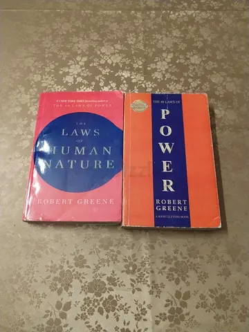 The 48 Laws of Power & The Laws of Human Nature by Robert Greene — used set